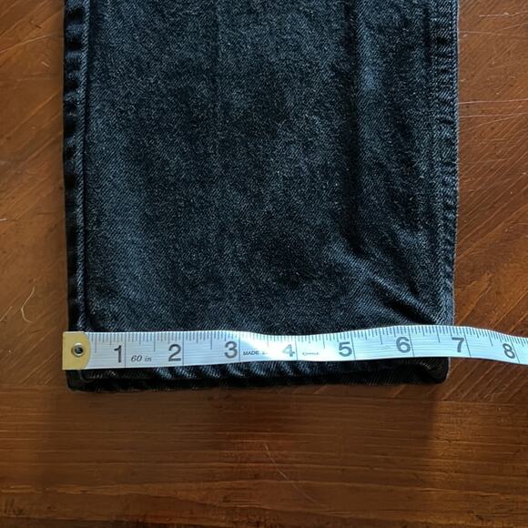 Levi’s 512 Vintage Authentic Red Tab Jeans Black Woman Size 10M High Rise Mom - Picture 11 of 11